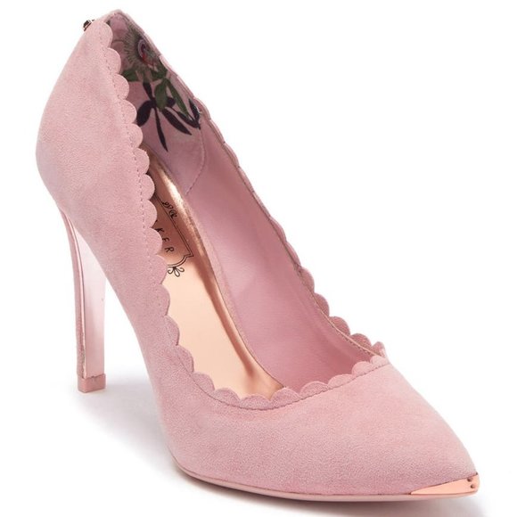 Ted Baker London Shoes - Ted Baker Scalloped Trim Heels